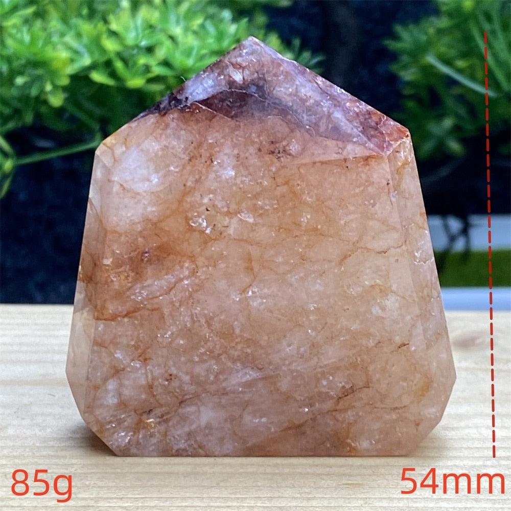 Hematoid Quartz Crystal Tower