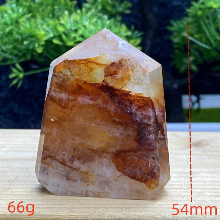 Hematoid Quartz Crystal Tower