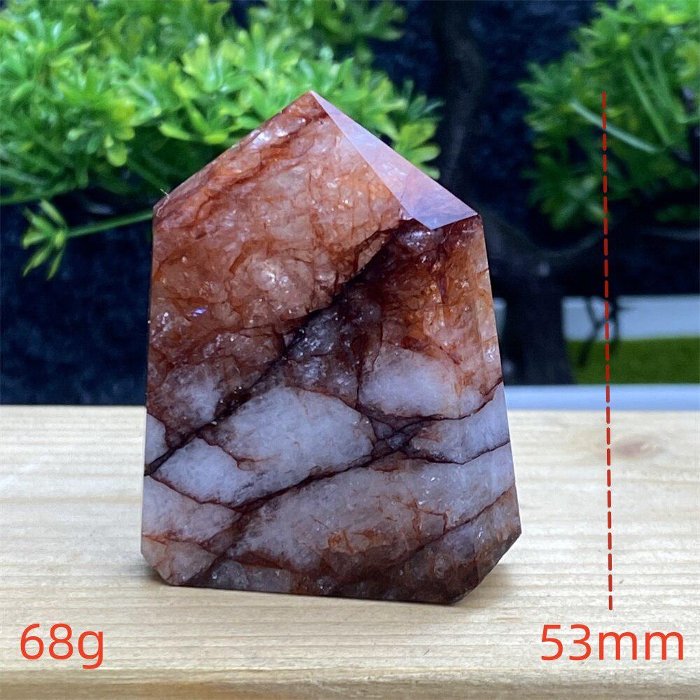 Hematoid Quartz Crystal Tower