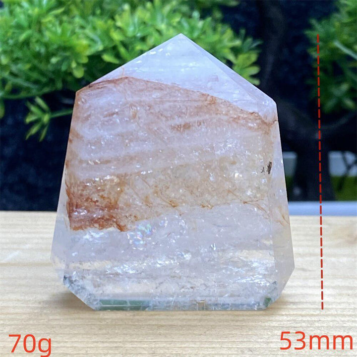 Hematoid Quartz Crystal Tower