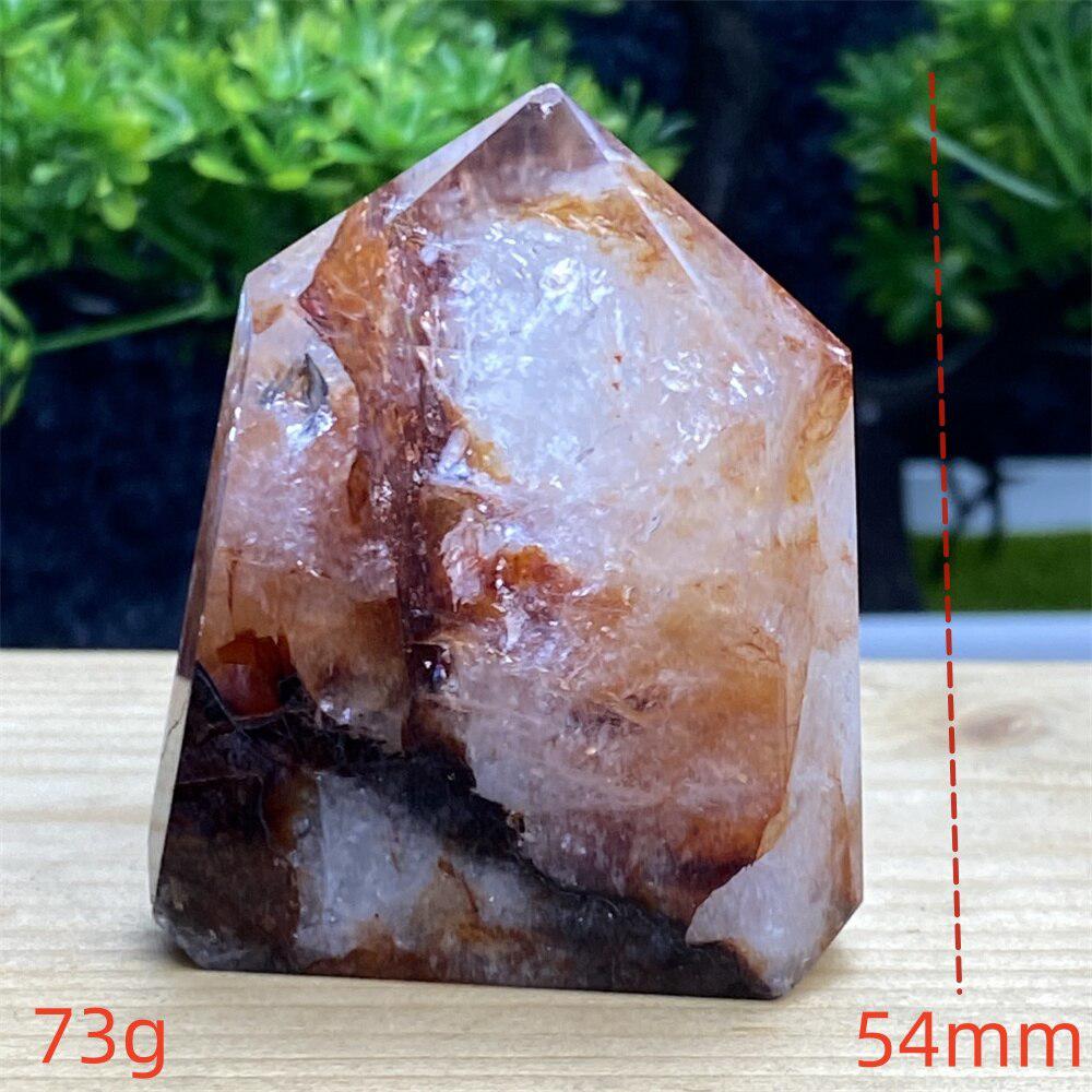 Hematoid Quartz Crystal Tower