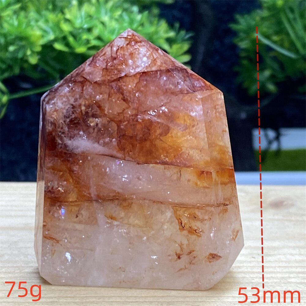 Hematoid Quartz Crystal Tower