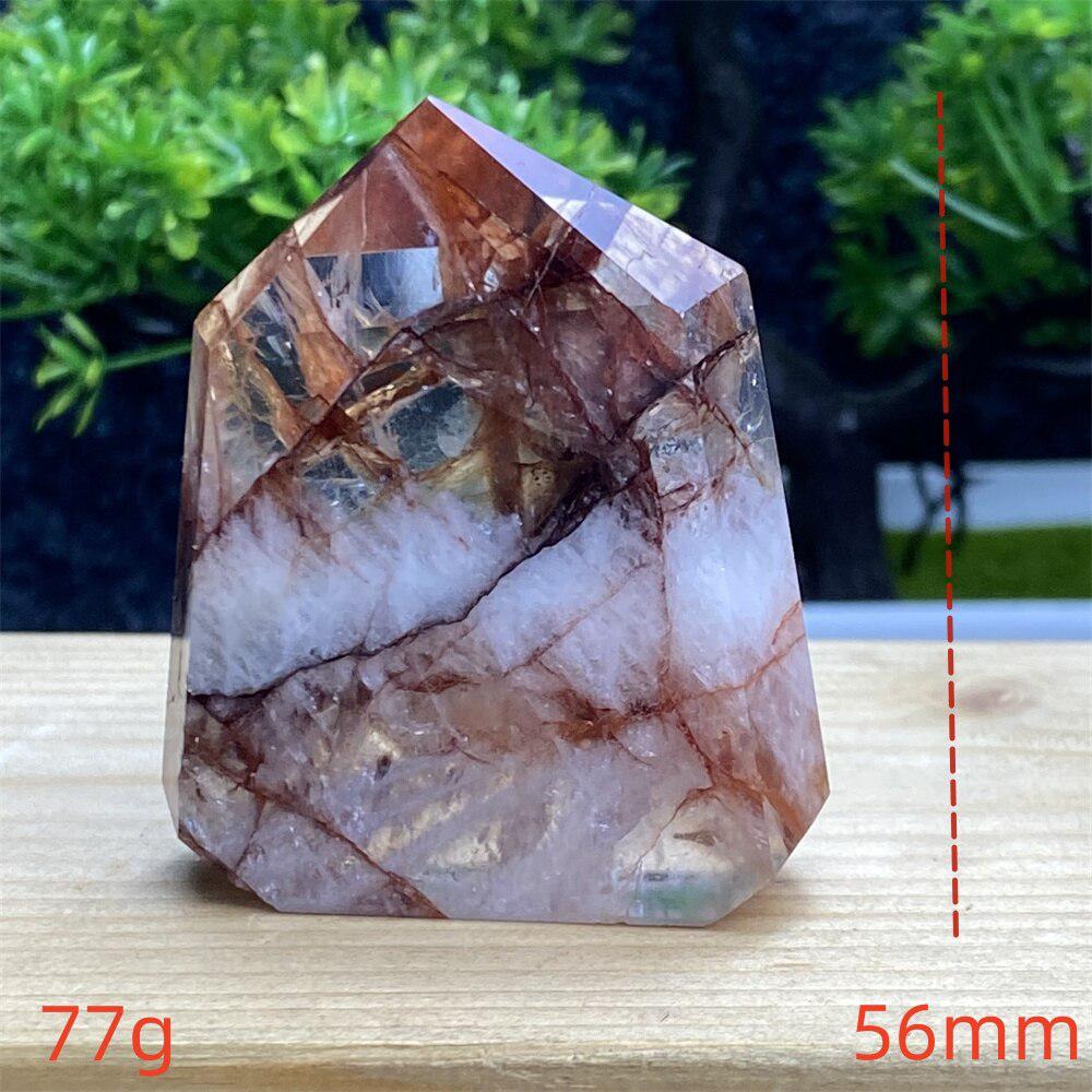 Hematoid Quartz Crystal Tower