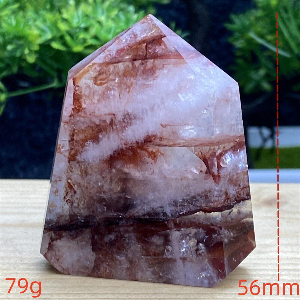 Hematoid Quartz Crystal Tower