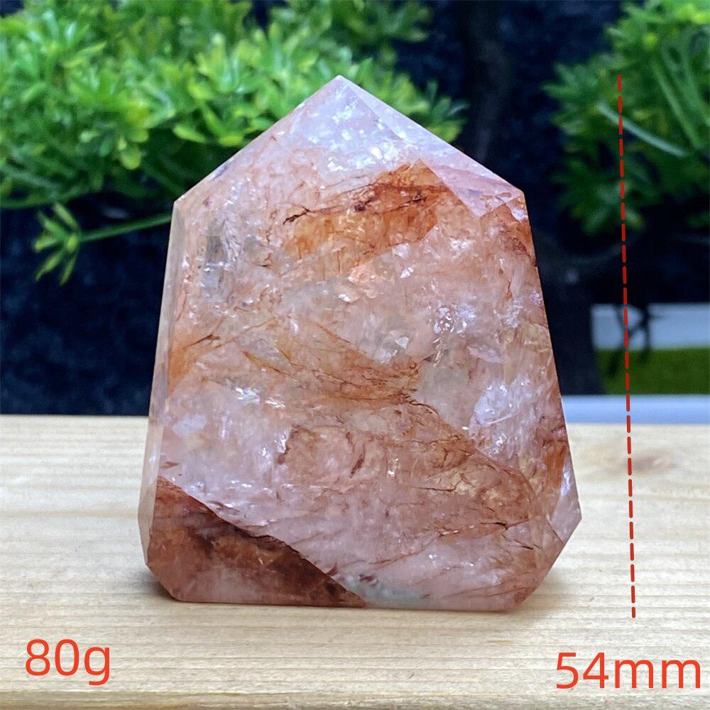 Hematoid Quartz Crystal Tower