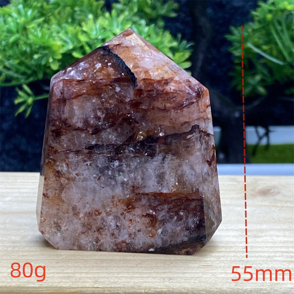 Hematoid Quartz Crystal Tower