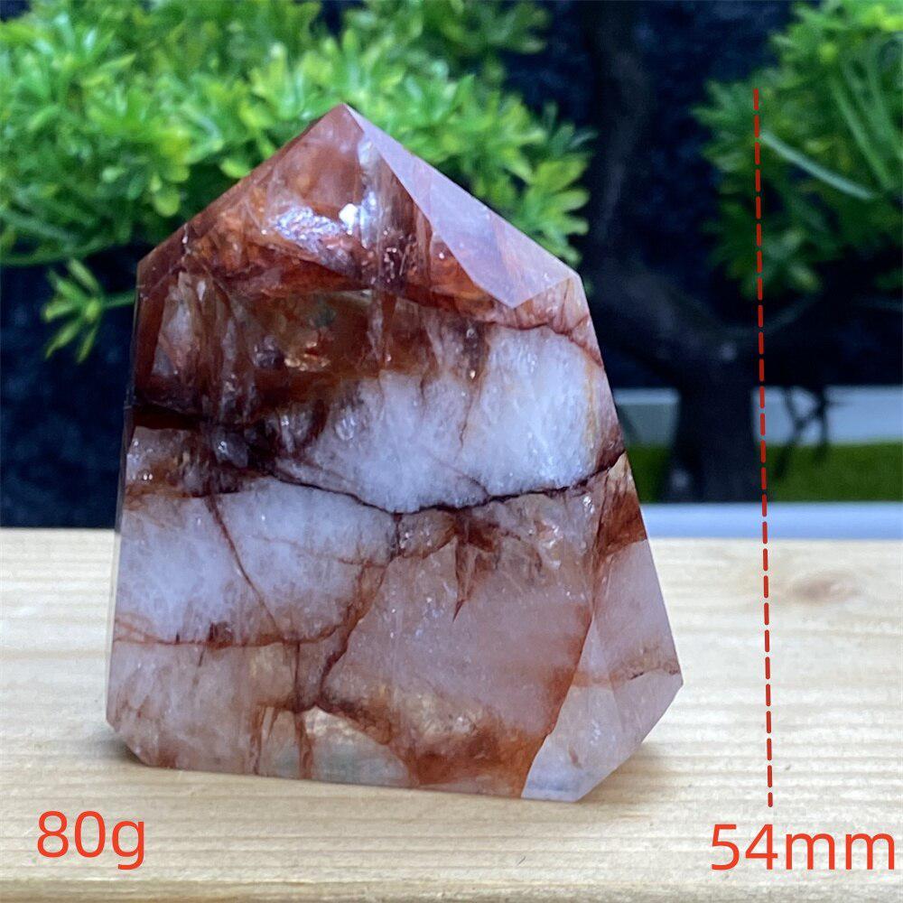 Hematoid Quartz Crystal Tower