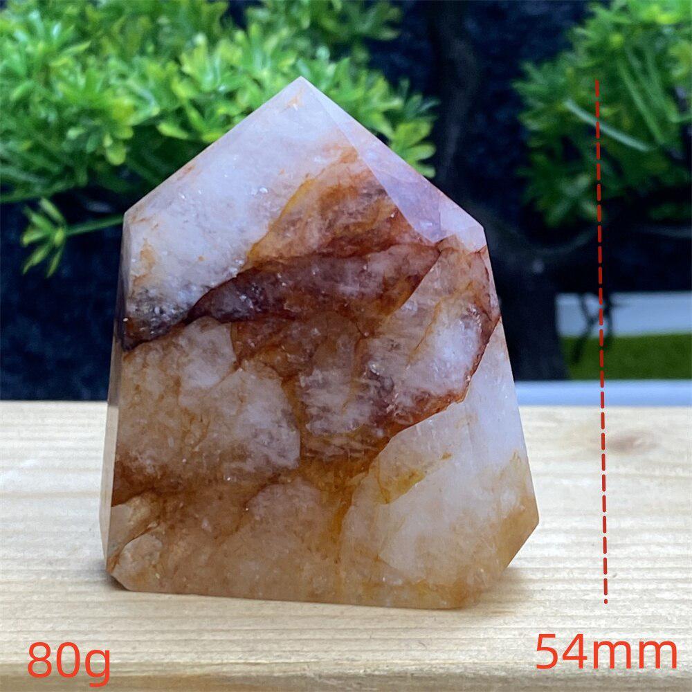 Hematoid Quartz Crystal Tower