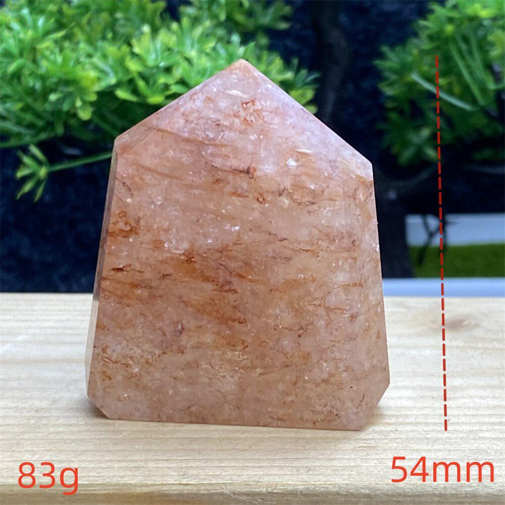 Hematoid Quartz Crystal Tower