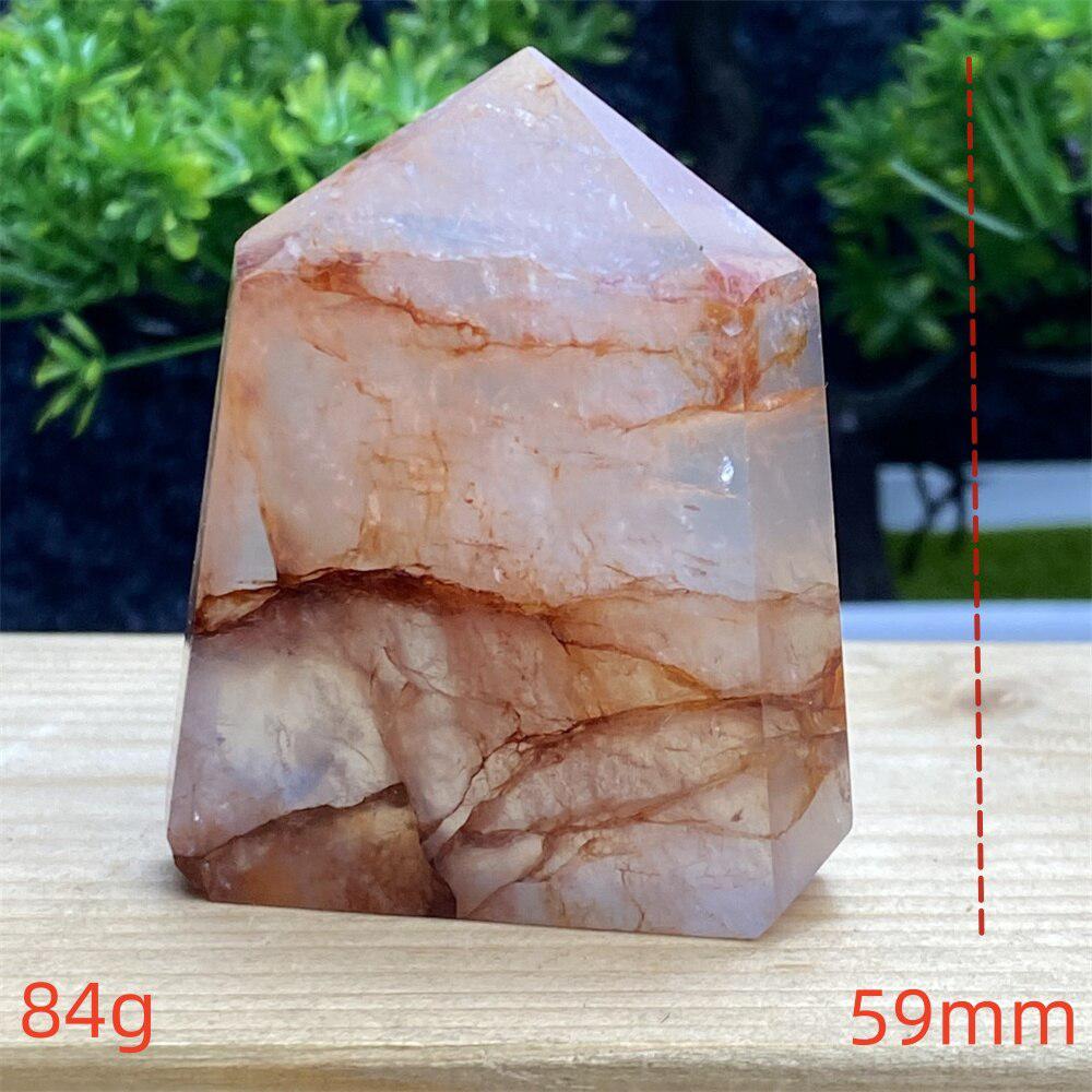 Hematoid Quartz Crystal Tower