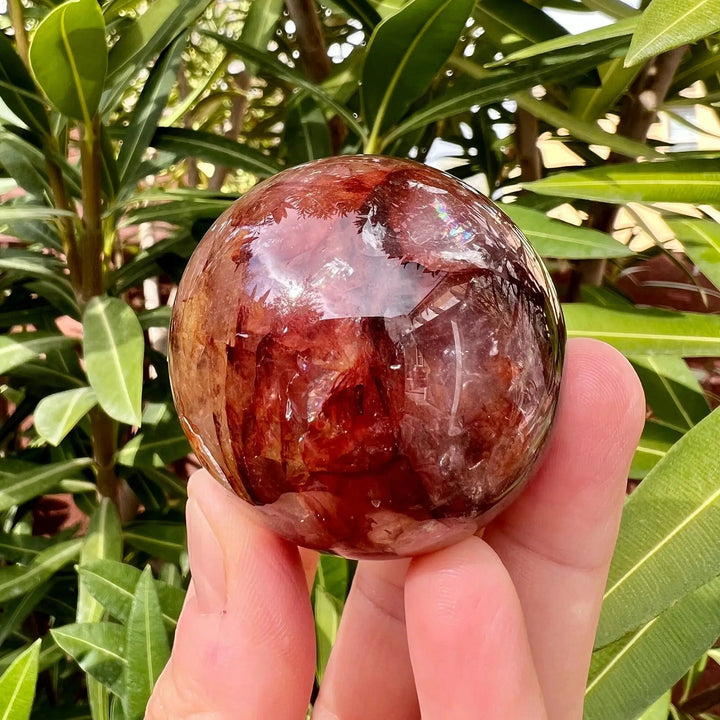 Hematoid Quartz Sphere