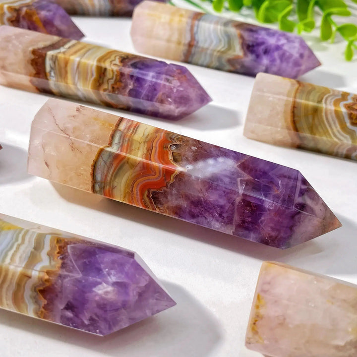 High Quality Amethyst Agate Tower