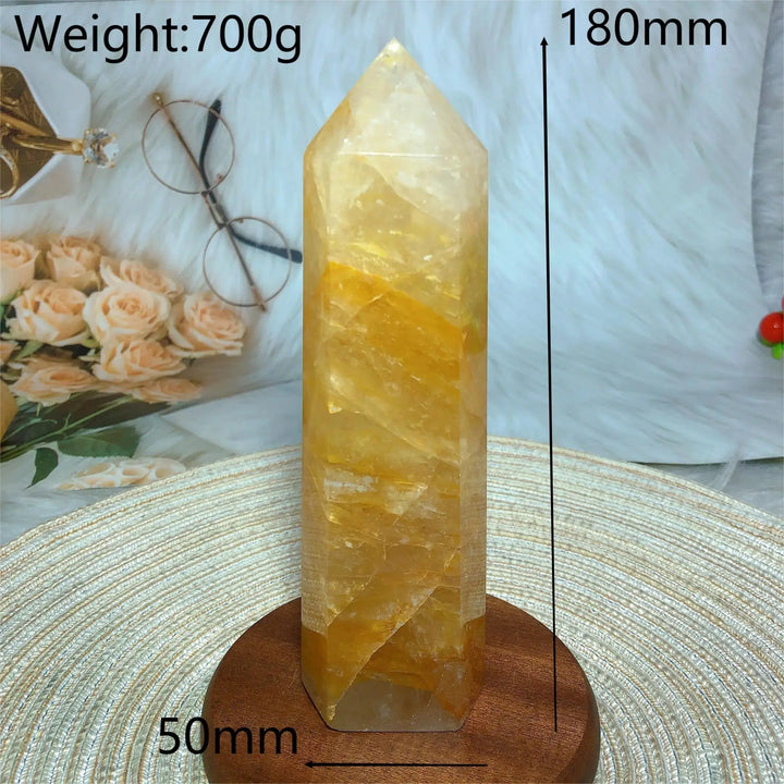 High Quality Golden Healer Quartz Tower