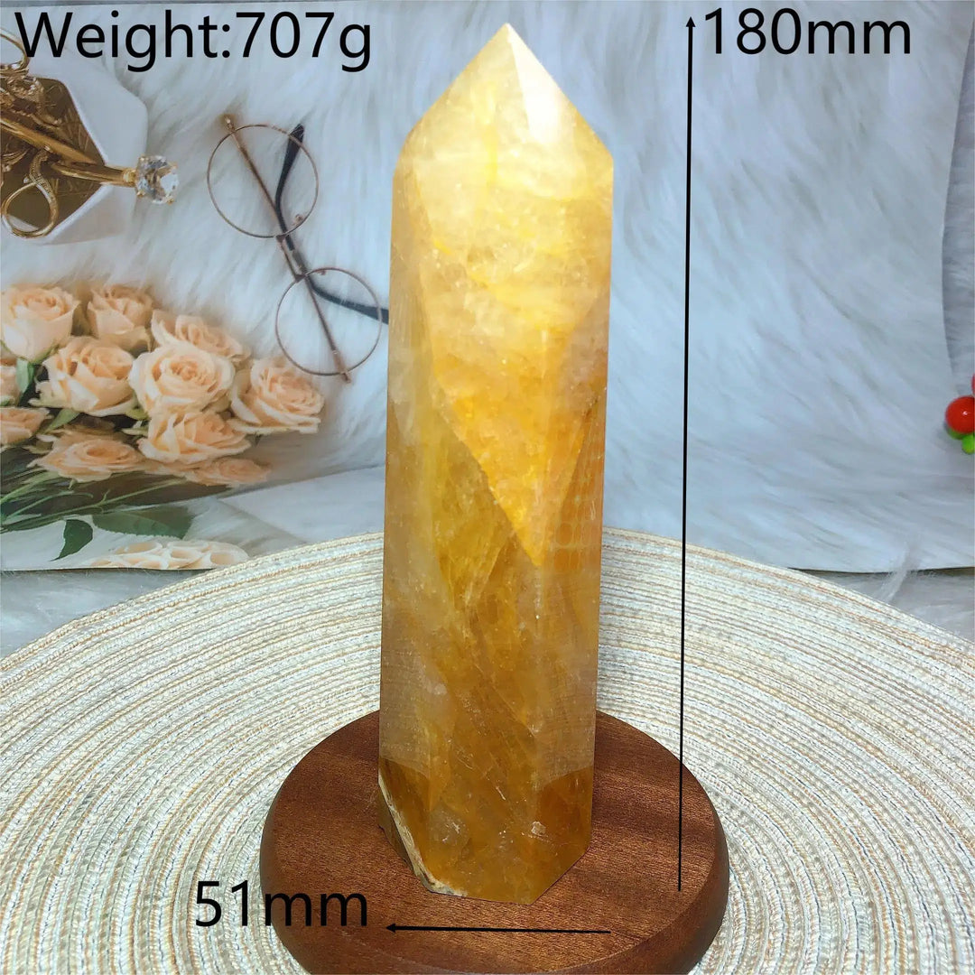 High Quality Golden Healer Quartz Tower