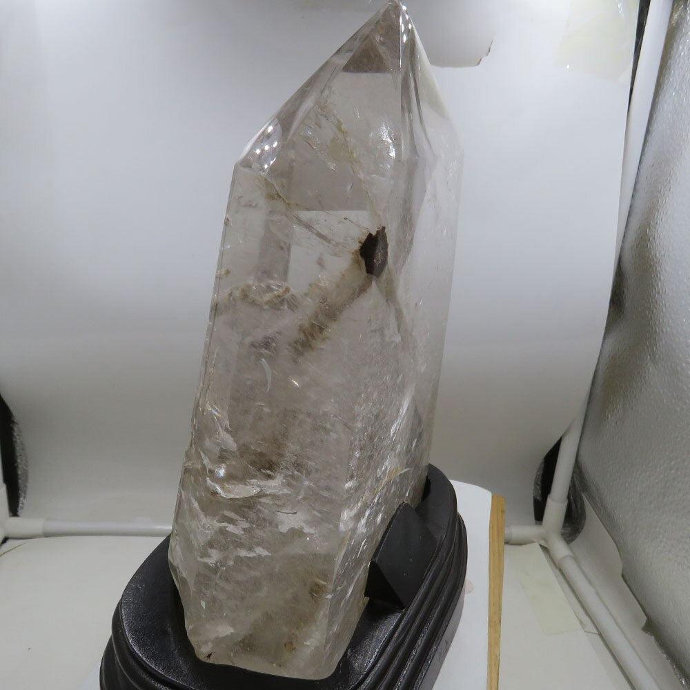 Huge Quartz with Tourmaline Crystal Tower