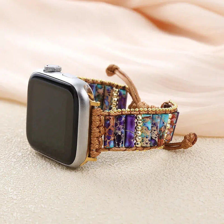 Imperial Jasper Adjustable iWatch Band