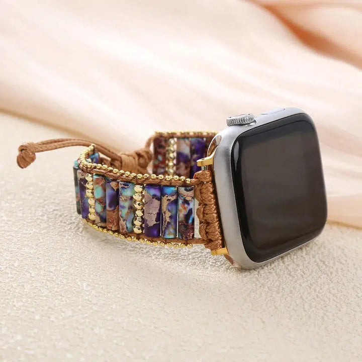 Imperial Jasper Adjustable iWatch Band