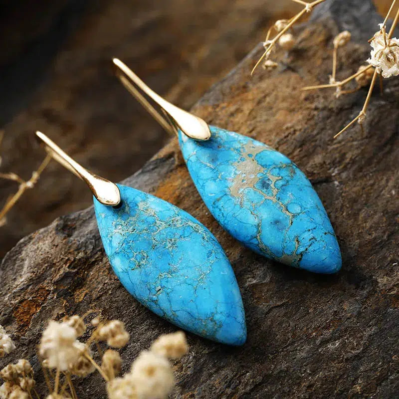 Imperial Jasper Drop Earrings