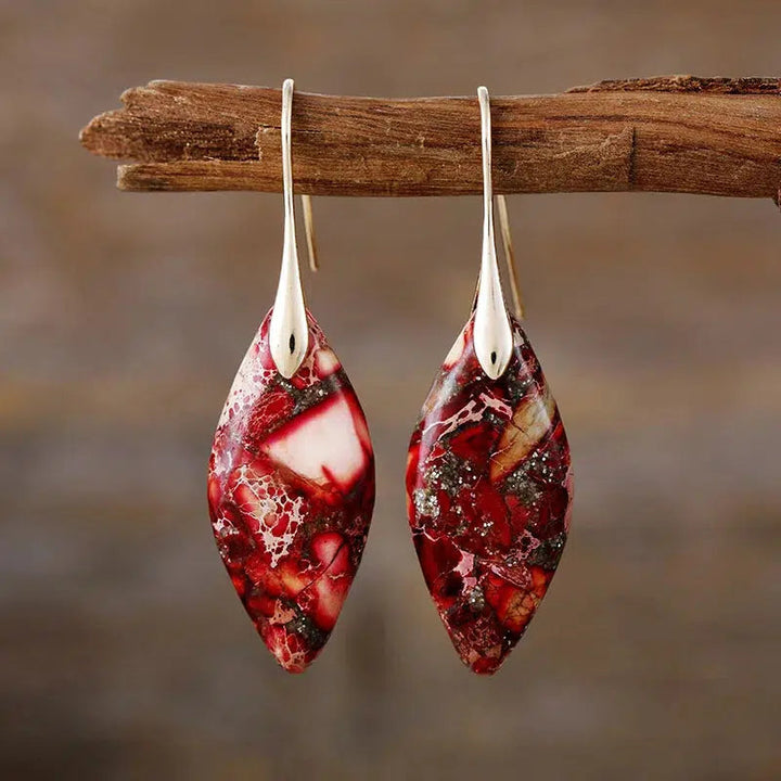 Imperial Jasper Drop Earrings