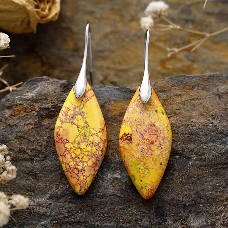 Imperial Jasper Drop Earrings