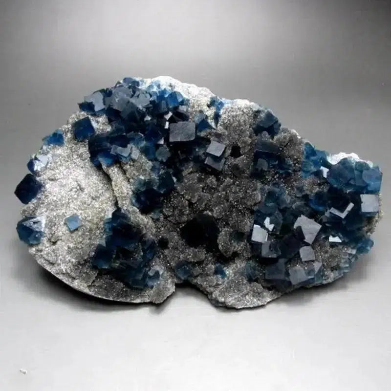 Indigo Blue Fluorite Cluster (Museum Quality)