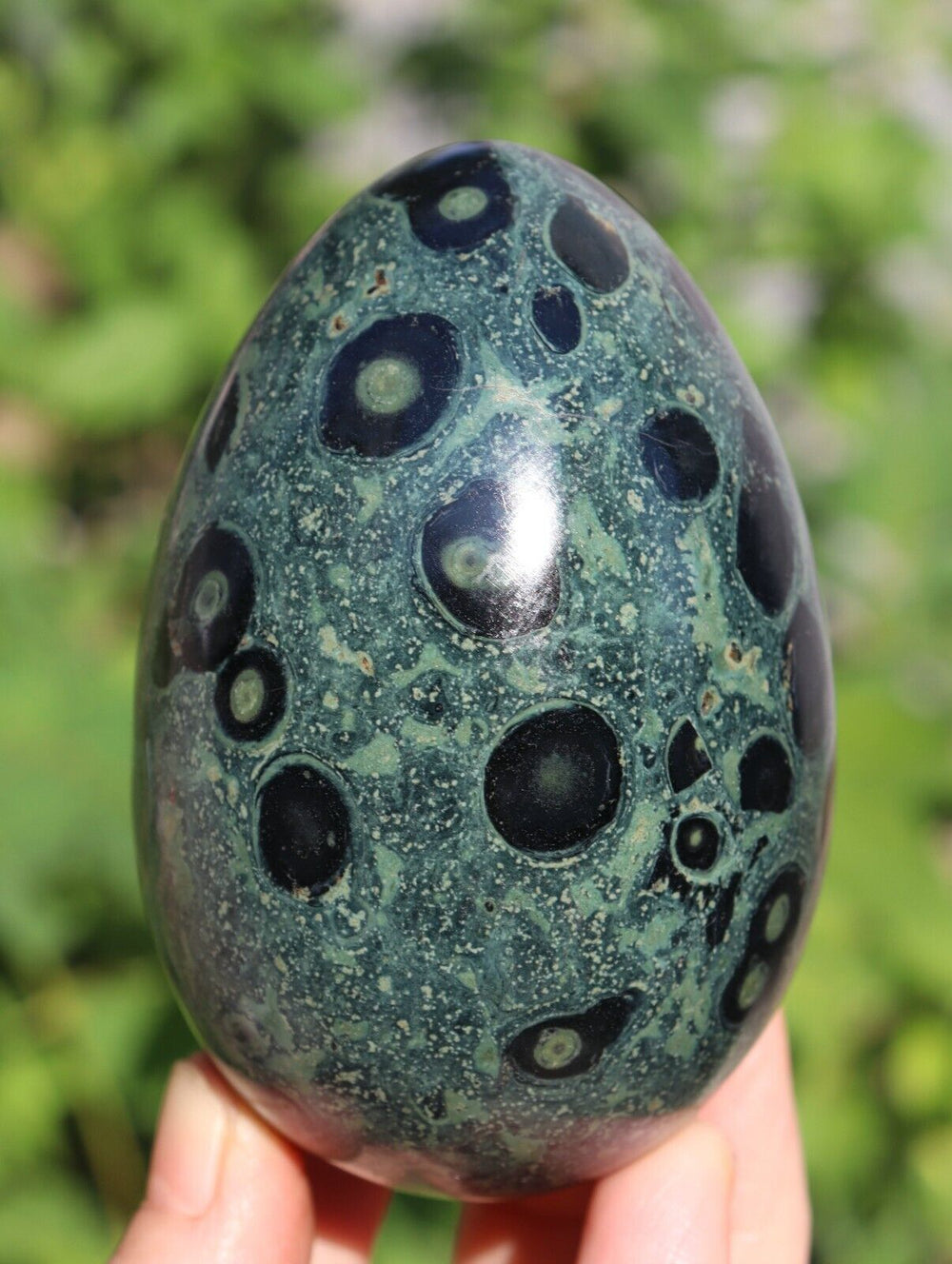 Kambaba Jasper Crystal Egg