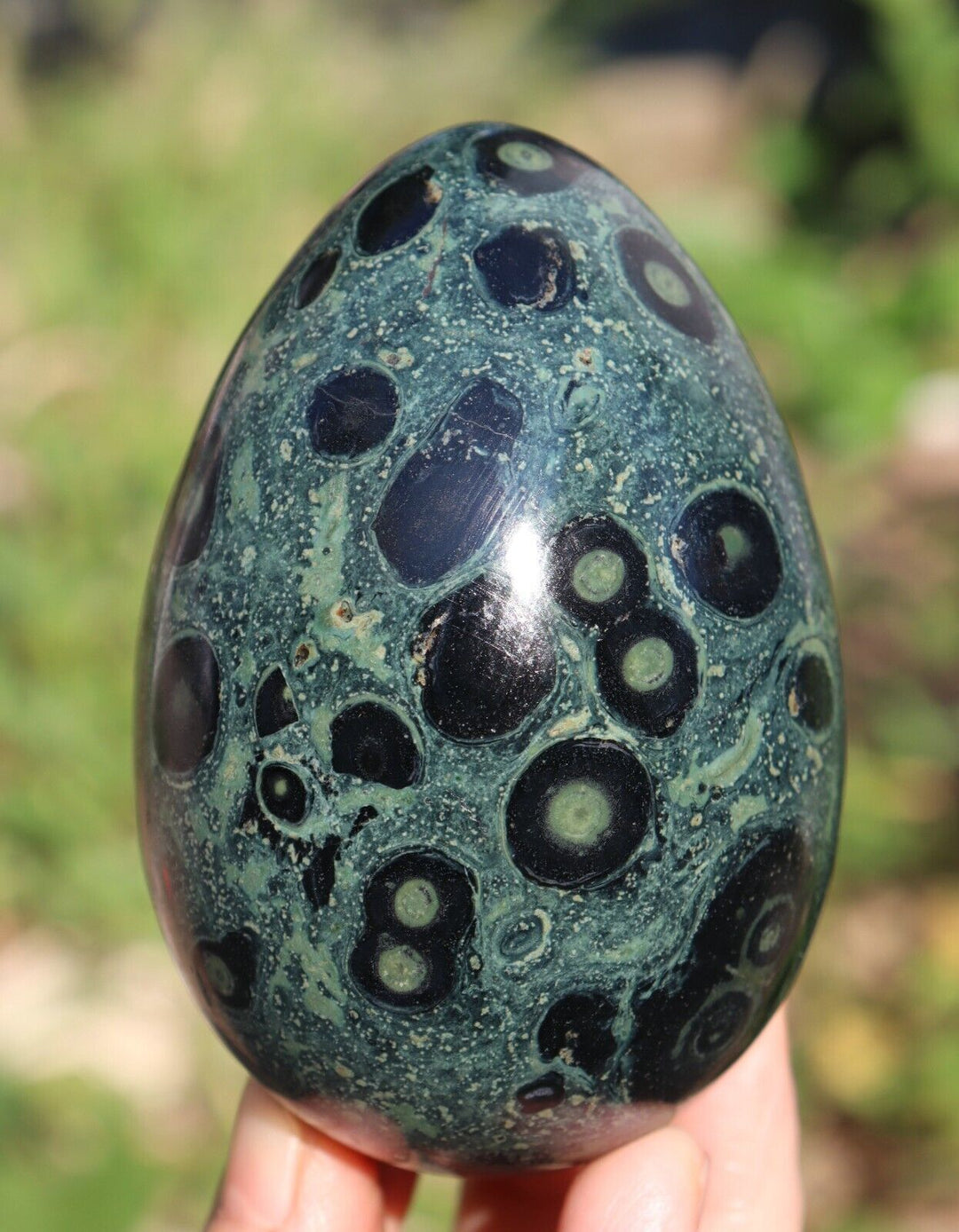 Kambaba Jasper Crystal Egg