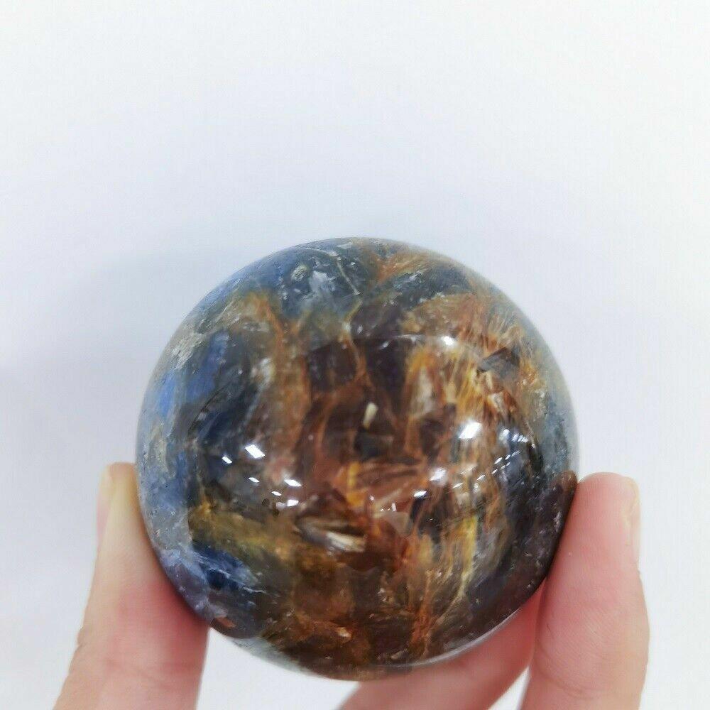 Kyanite Symbiotic Quartz Crystal Sphere