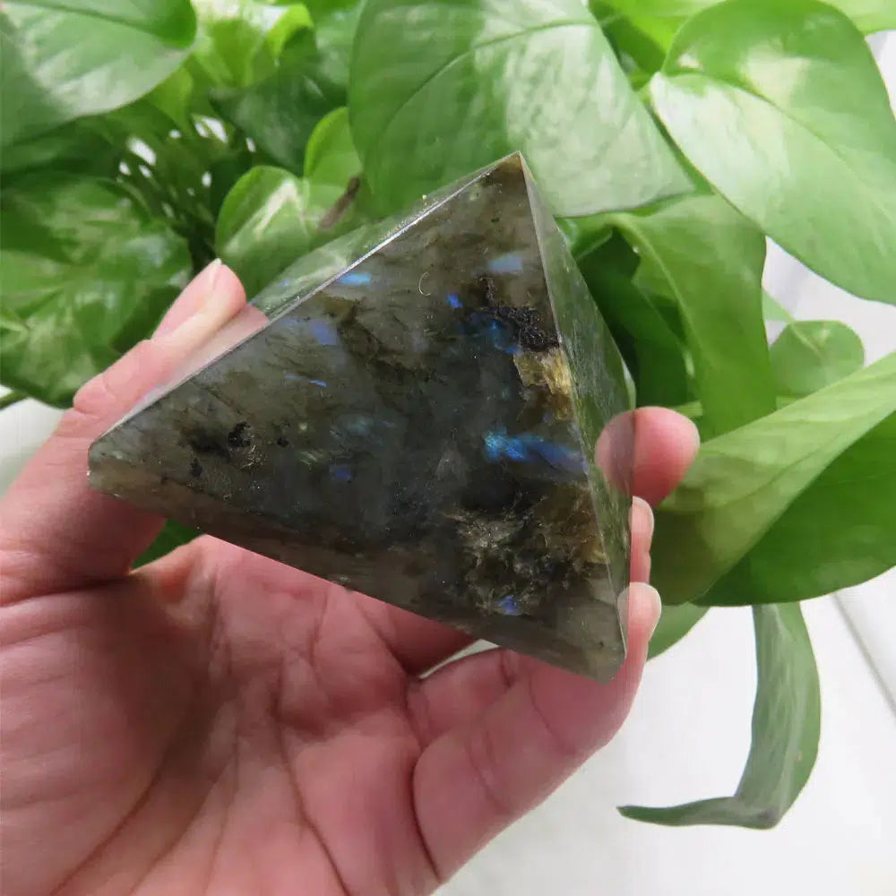 Labradorite Crystal Pyramid