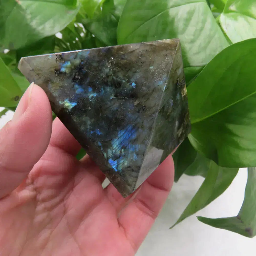 Labradorite Crystal Pyramid