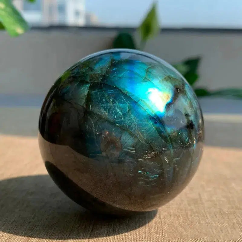 Labradorite Crystal Sphere