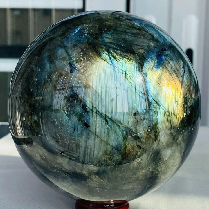 Labradorite Crystal Sphere