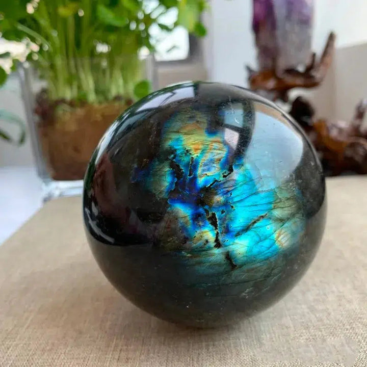 Labradorite Crystal Sphere