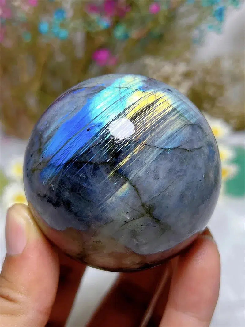 Labradorite Crystal Sphere