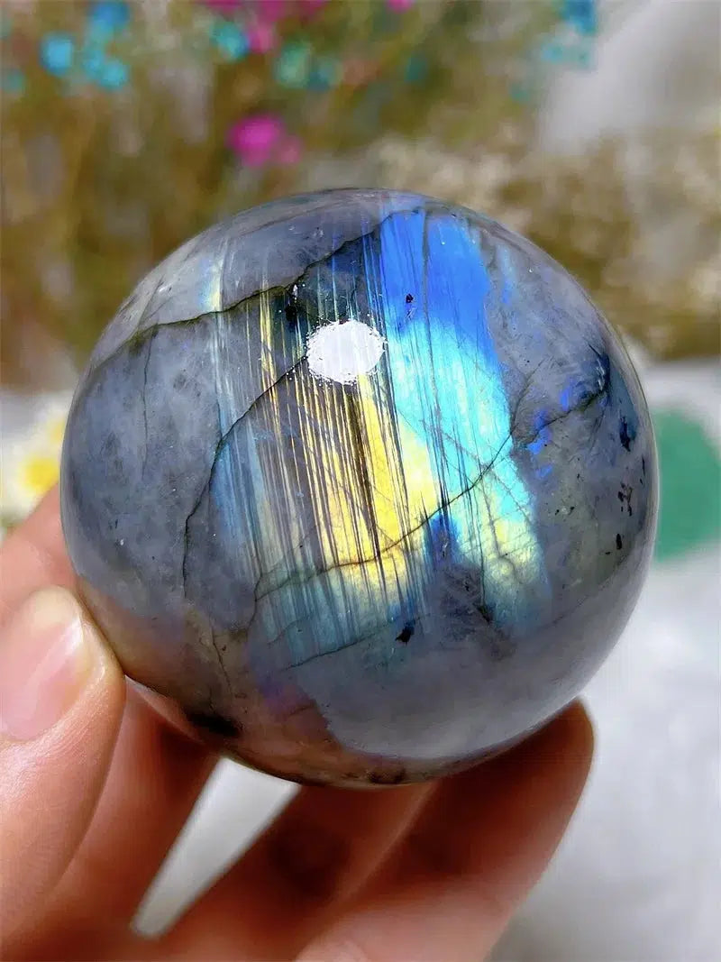 Labradorite Crystal Sphere