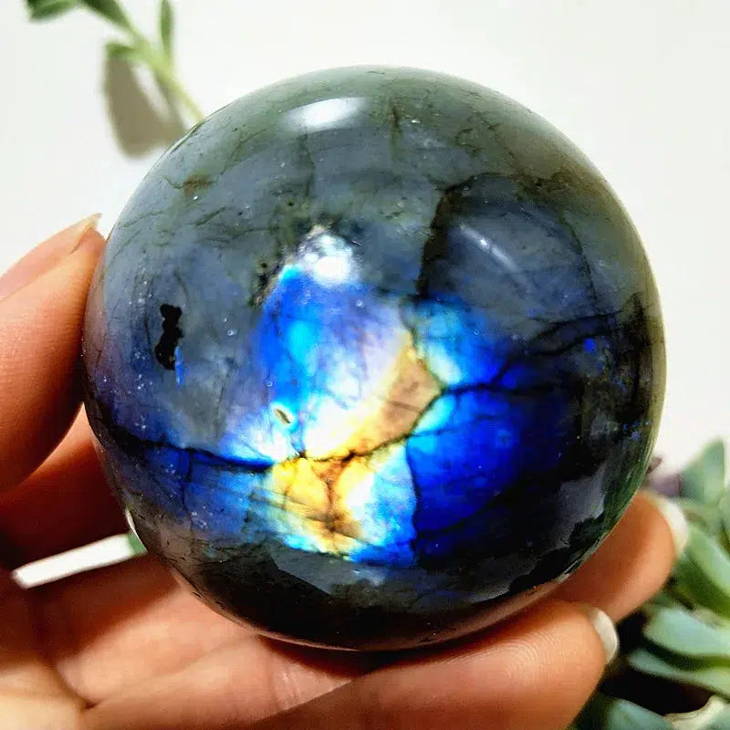 Labradorite Crystal Sphere