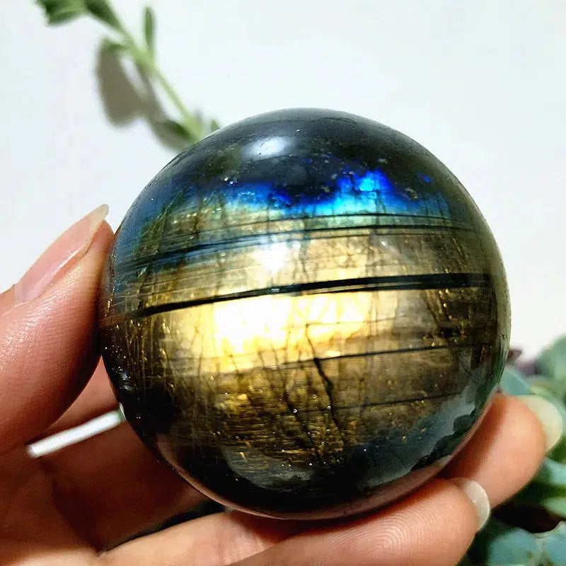 Labradorite Crystal Sphere