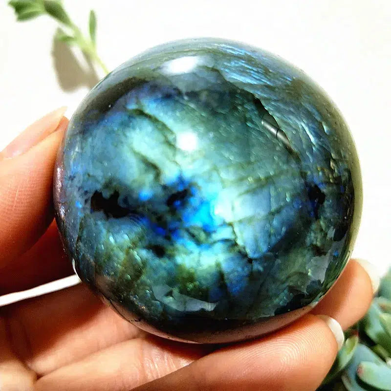 Labradorite Crystal Sphere