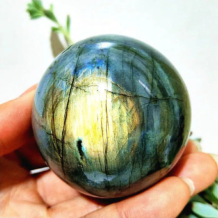 Labradorite Crystal Sphere