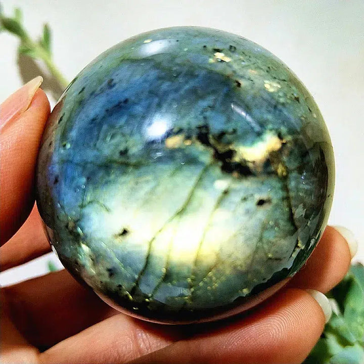 Labradorite Crystal Sphere