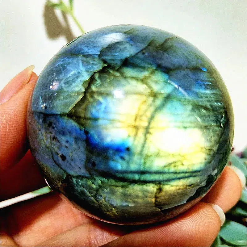 Labradorite Crystal Sphere