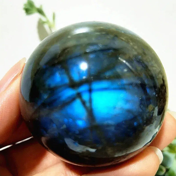 Labradorite Crystal Sphere