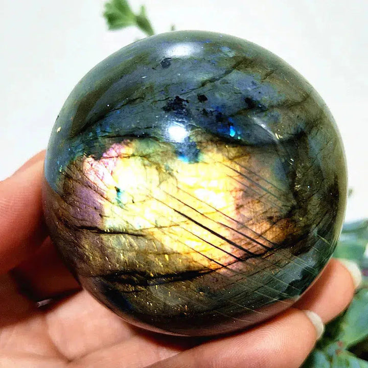 Labradorite Crystal Sphere