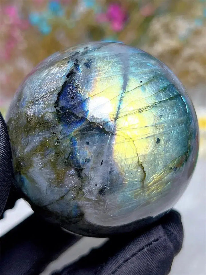 Labradorite Flashy Sphere