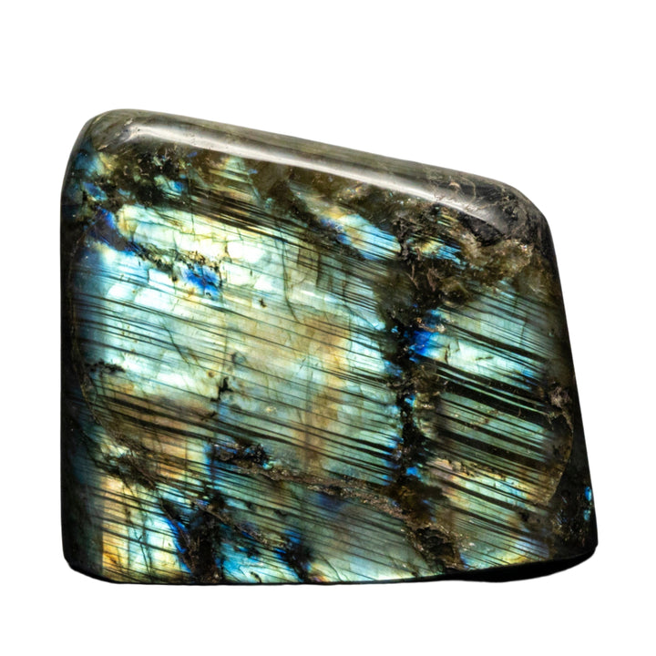Labradorite Freeform #2-Freeforms-Crystal Destiny-Labradorite-634g - 3.00"H x 3.50"W-Crystal Destiny