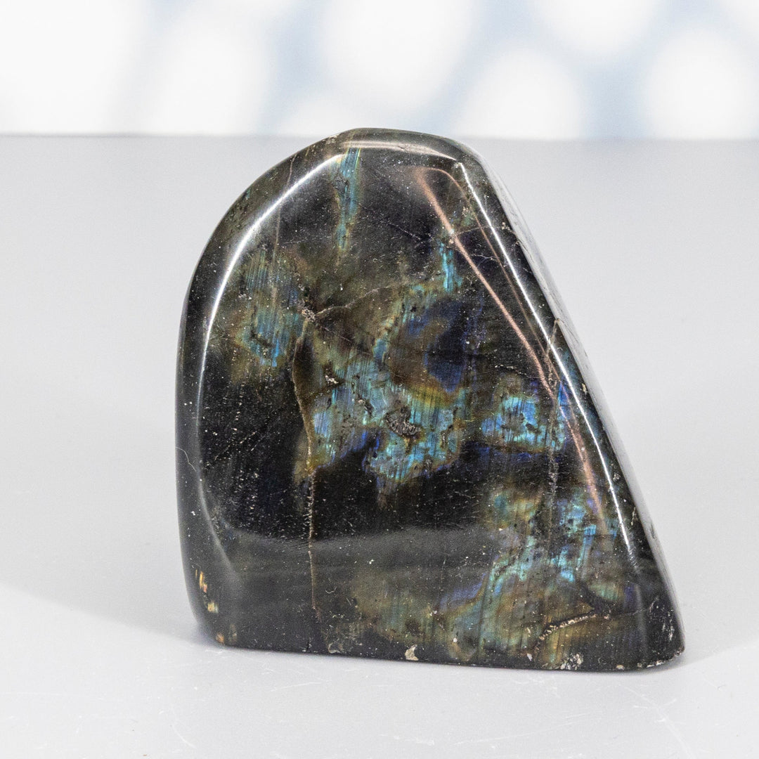 Labradorite Freeform-Freeforms-Crystal Destiny-Labradorite-308g - 2.80"H x 2.75"L x 1.10"W-Crystal Destiny