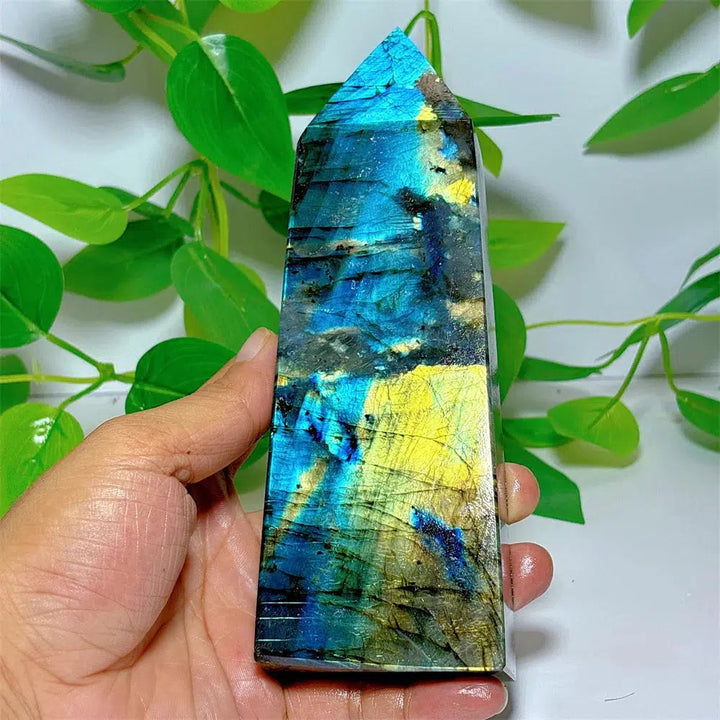 Labradorite Hot Flash Block Tower