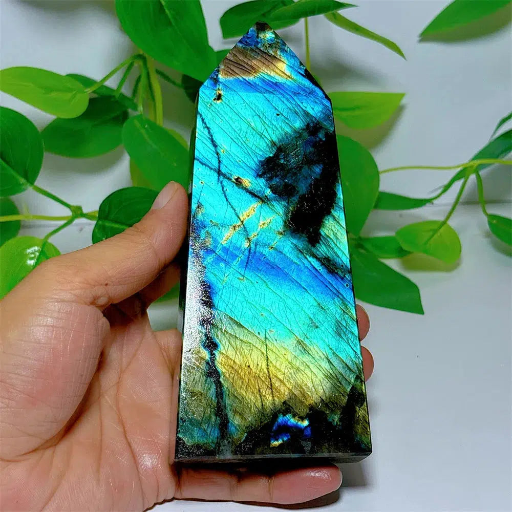 Labradorite Hot Flash Block Tower