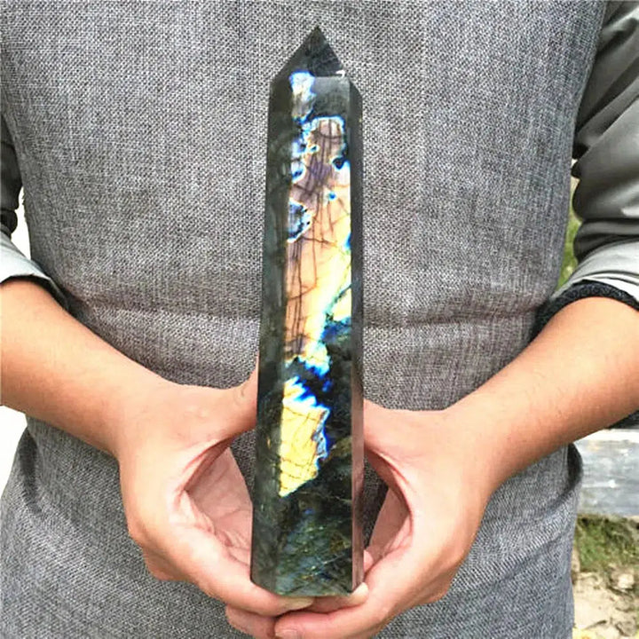 Labradorite Obelisk Crystal Tower