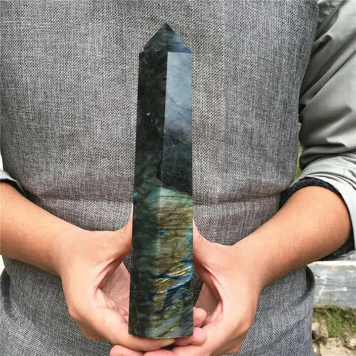 Labradorite Obelisk Crystal Tower